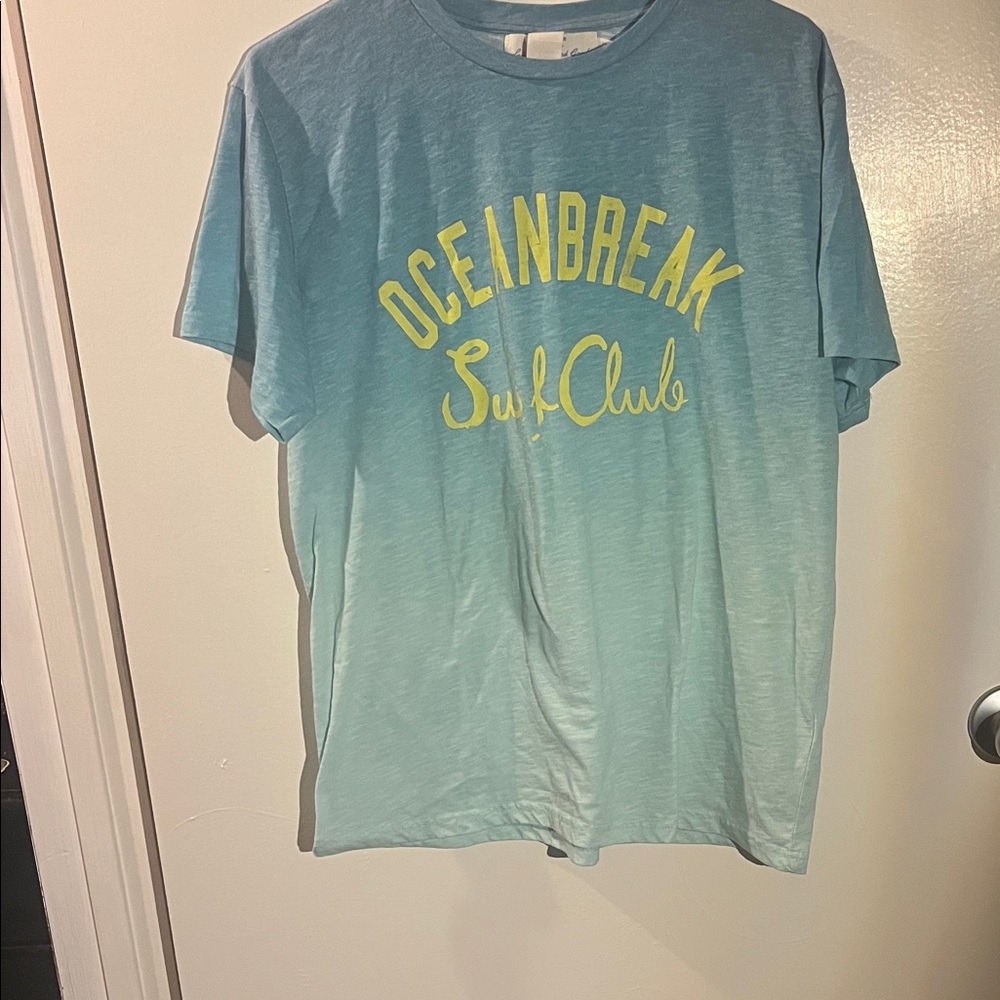 H&M L.O.G.G. Blue Tee with Yellow Print